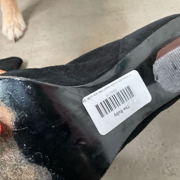 Alexander Wang Suede Heeled Boots - Picture 11 of 13